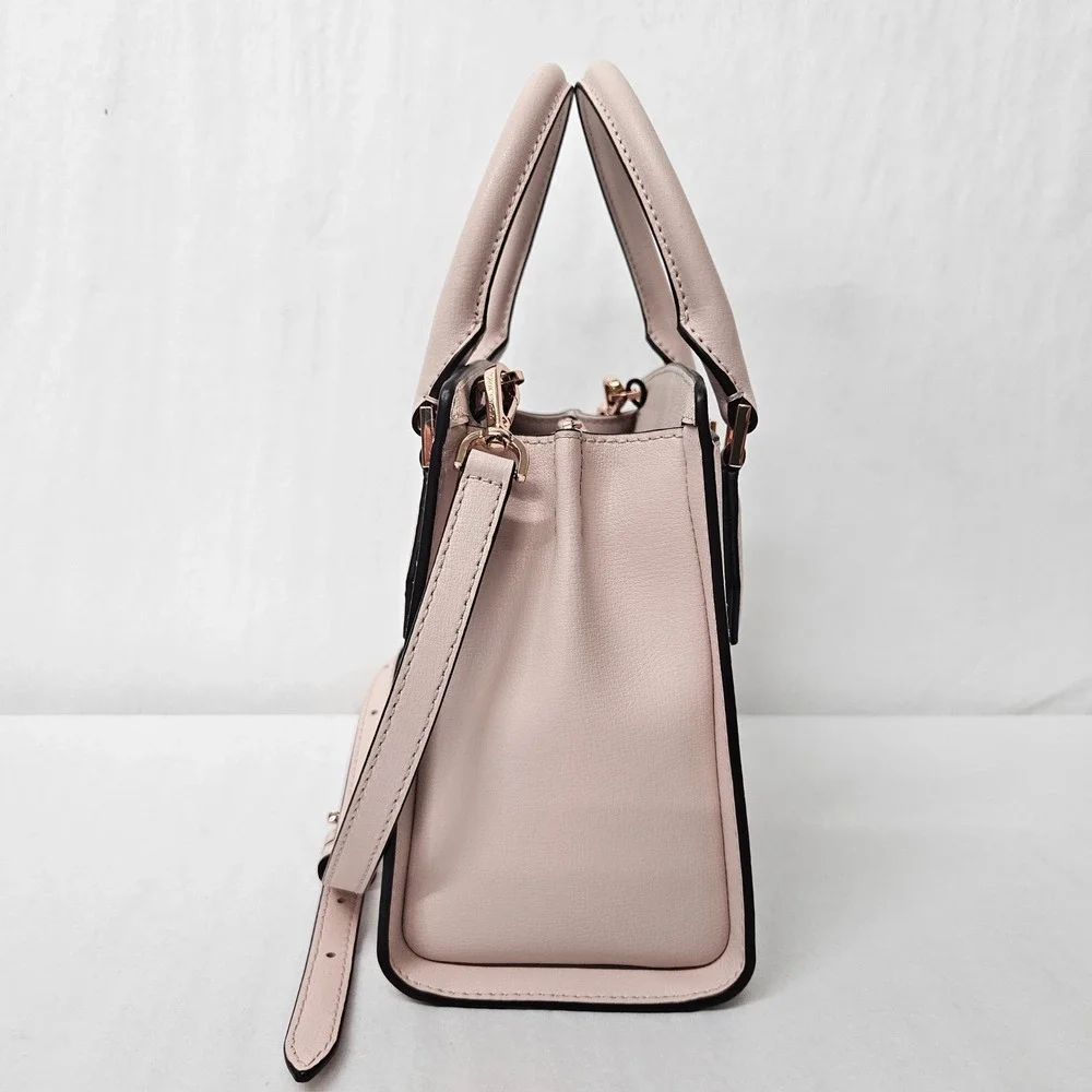 Michael Kors Mott Medium Messenger Crossbody Bag 35T0ROXM2L Pink Rose Gold